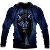 Night Wolf 3D All Over Print Hoodie T Shirt For Men and Women HHT07092016