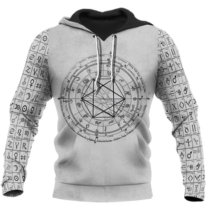 Alchemy Birth Chart 3D All Over Printed Shirts Hoodie JJ160302-Apparel-MP-Hoodie-S-Vibe Cosy™