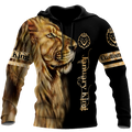 Custom Name January King Lion  3D All Over Printed  Unisex Shirt