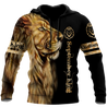 Custom Name September King Lion  3D All Over Printed Unisex Shirts