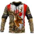 Deer Hunting Canada 3D All Over Printed Shirts For Men LAM