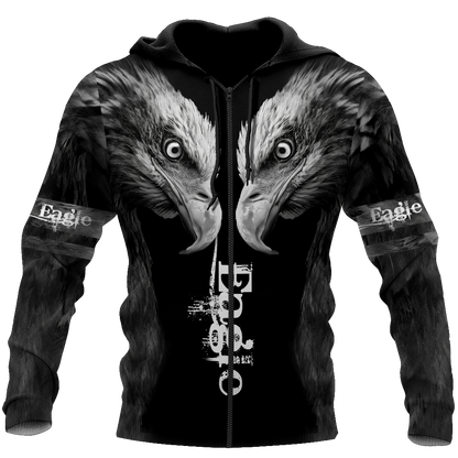 Awesome Eagle Tattoo Hoodie 3D All Over Printed Shirts For Men HHT01092001-LAM