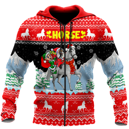 Horse Christmas 3D Shirt For Men And Women HHT16102006