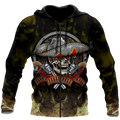 All Over Printe Beautiful Mexico Day Of The Dead Hoodie