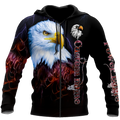 Eagle Custom Name 3D All Over Printed Shirts For Men