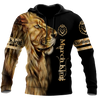 Custom Name March King Lion 3D All Over Printed Unisex Shirt