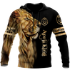 Custom Name April King Lion  3D All Over Printed  Unisex Shirts