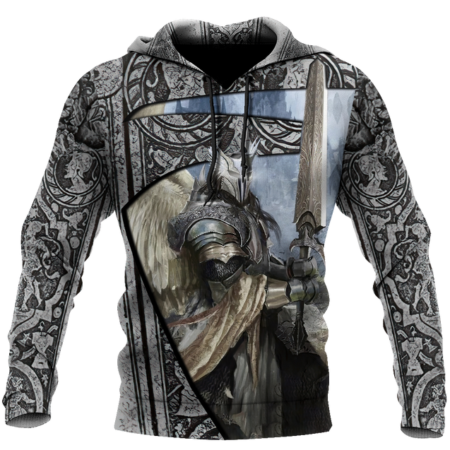 Stunning angel knight templar 3D all over printed for men and women HHT07092014