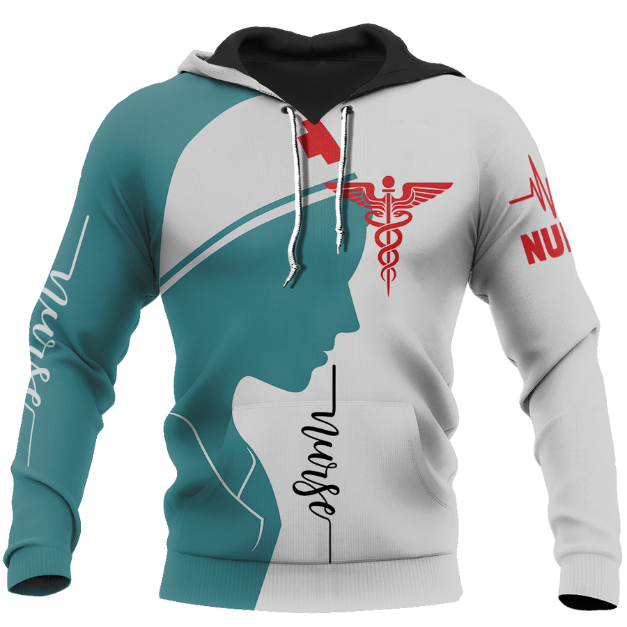 Beautiful Nurse 3D All Over Printed Shirts For Men and Women JJ130401-Apparel-TT-Hoodie-S-Vibe Cosy™