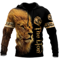 The Best Lion Over Printed Hoodie