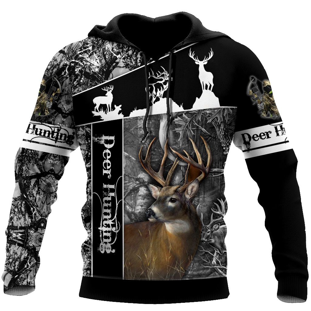 Huntaholic - Deer Hunting 3D All Over Printed Shirts For Men And Woman