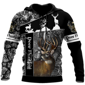 Huntaholic - Deer Hunting 3D All Over Printed Shirts For Men And Woman