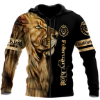 Custom Name February King Lion  3D All Over Printed  Unisex Shirt