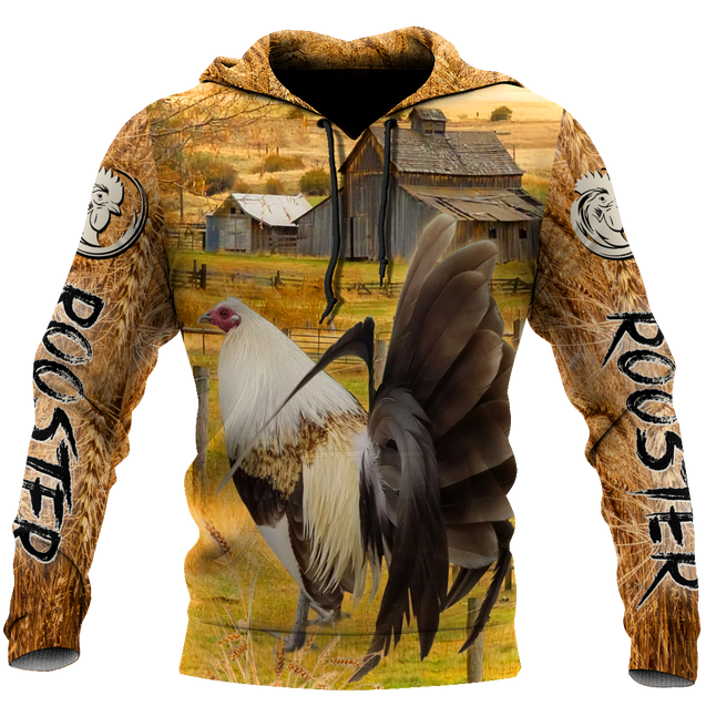 Premium Rooster 3D All Over Printed Unisex Shirts