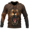 The Alpha King Lion Over Printed Hoodie