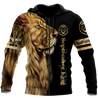 Custom Name September King Lion  3D All Over Printed Unisex Shirts