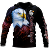 Eagle Custom Name 3D All Over Printed Shirts For Men