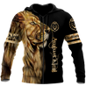 Custom Name August King Lion 3D All Over Printed Unisex Shirt