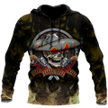 All Over Printe Beautiful Mexico Day Of The Dead Hoodie