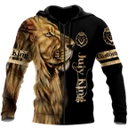 Custom Name July King Lion  3D All Over Printed Unisex Shirts