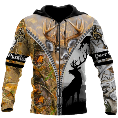 Deer Hunting 3D All Over Printed Shirts For Men LAM