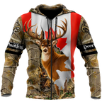 Deer Hunting Canada 3D All Over Printed Shirts For Men LAM