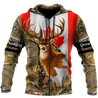 Deer Hunting Canada 3D All Over Printed Shirts For Men LAM