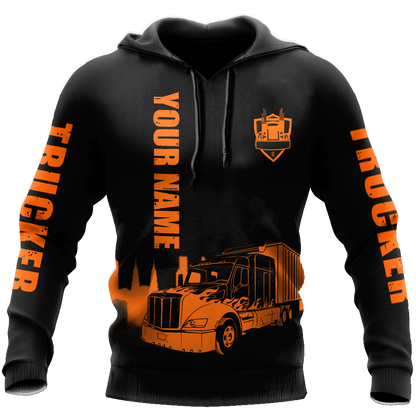 3D Trucker Customized Name HVT02112002 Unisex Shirts