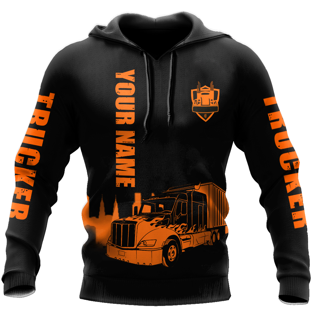 3D Trucker Customized Name HVT02112002 Unisex Shirts