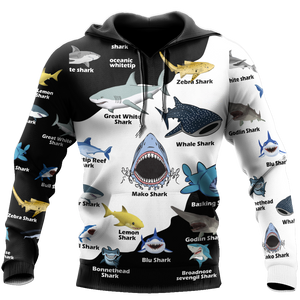 Love Shark Fishing 3D All Over Printed Shirts