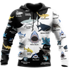 Love Shark Fishing 3D All Over Printed Shirts