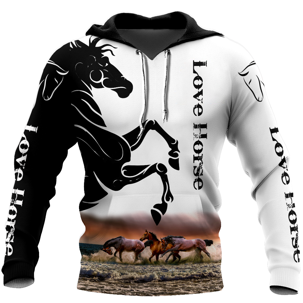 Love Horse 3D All Over Printed Shirts HVT12112001