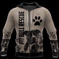 3D Unisex Shirts Pit Bull Rescue HVT03112003