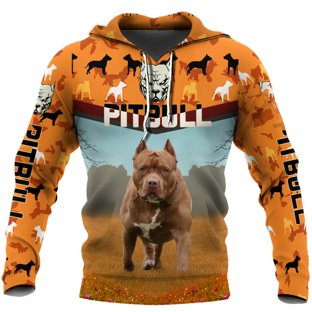 Pitbull 3d hoodie shirt for men and women HVT07112002