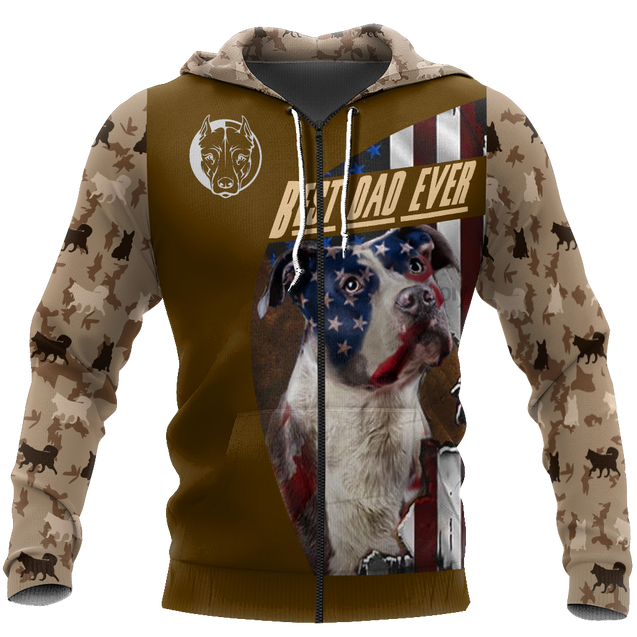 Pitbull 3d hoodie shirt for men and women HVT07112001