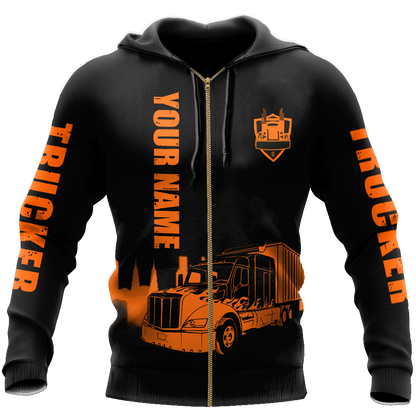 3D Trucker Customized Name HVT02112002 Unisex Shirts