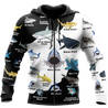 Love Shark Fishing 3D All Over Printed Shirts