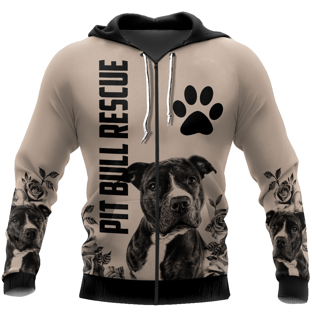 3D Unisex Shirts Pit Bull Rescue HVT03112003