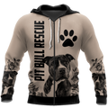 3D Unisex Shirts Pit Bull Rescue HVT03112003