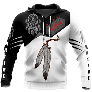 Premium Native American Feather All Over Printed Shirts For Men And Women MEI