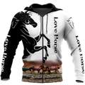 Love Horse 3D All Over Printed Shirts HVT12112001