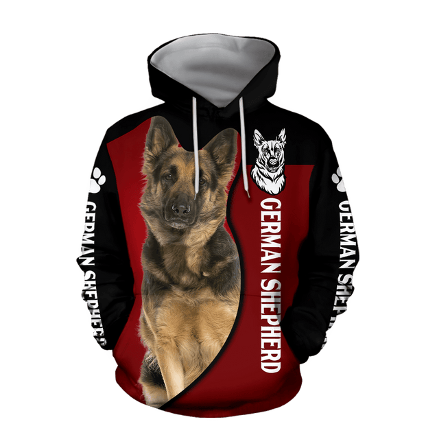 German Shepherd Sport Red combo hoodie + legging DL230919