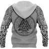 3D Printed Vikings Fenrir Skoll And Hati Valknut White-Apparel-HP Arts-Hoodie-S-Vibe Cosy™