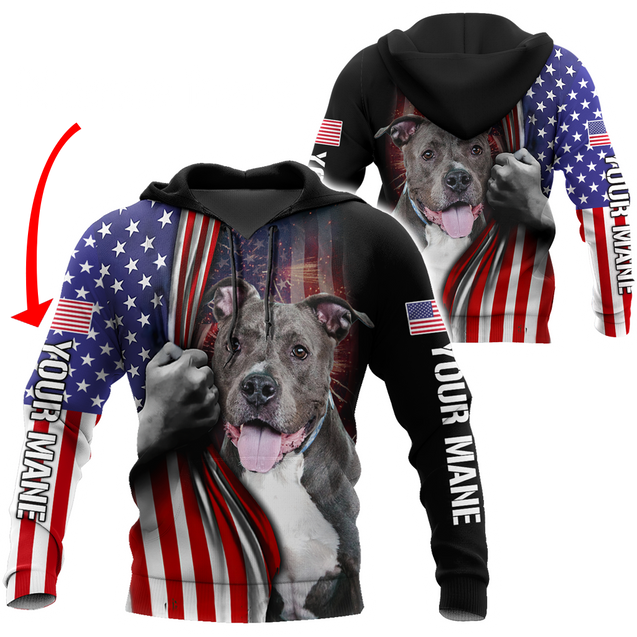 Pitbull custom 3d hoodie shirt for men and women HAC060801