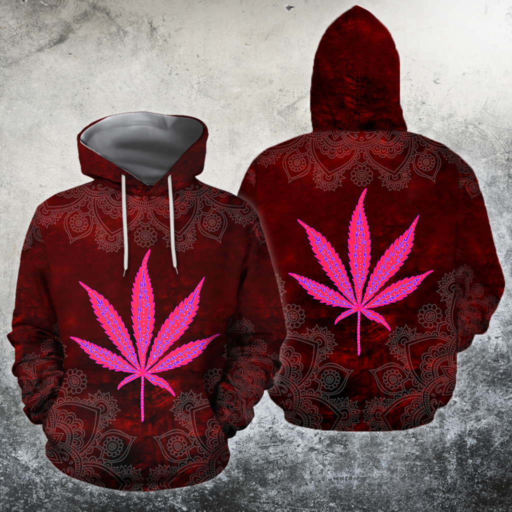 Hippie Red 3D All Over Printed Hoodie Shirt by SUN HAC300301-Apparel-SUN-Hoodie-S-Vibe Cosy™