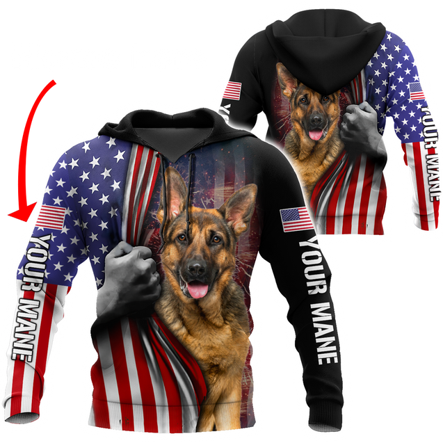 German shepherd custom 3d hoodie shirt for men and women HAC060802