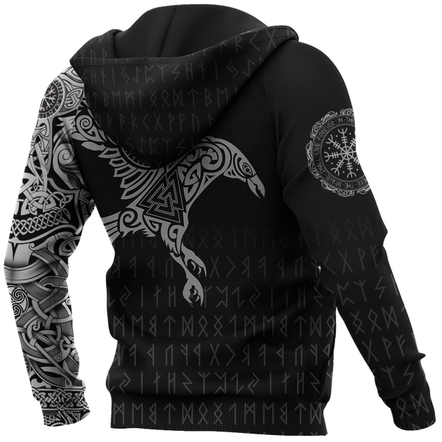 Vikings - The Raven of Odin Tattoo - Amaze Style™-Apparel