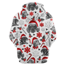 3D Dachshund Xmas Pattern Unisex Hoodie TR3010204