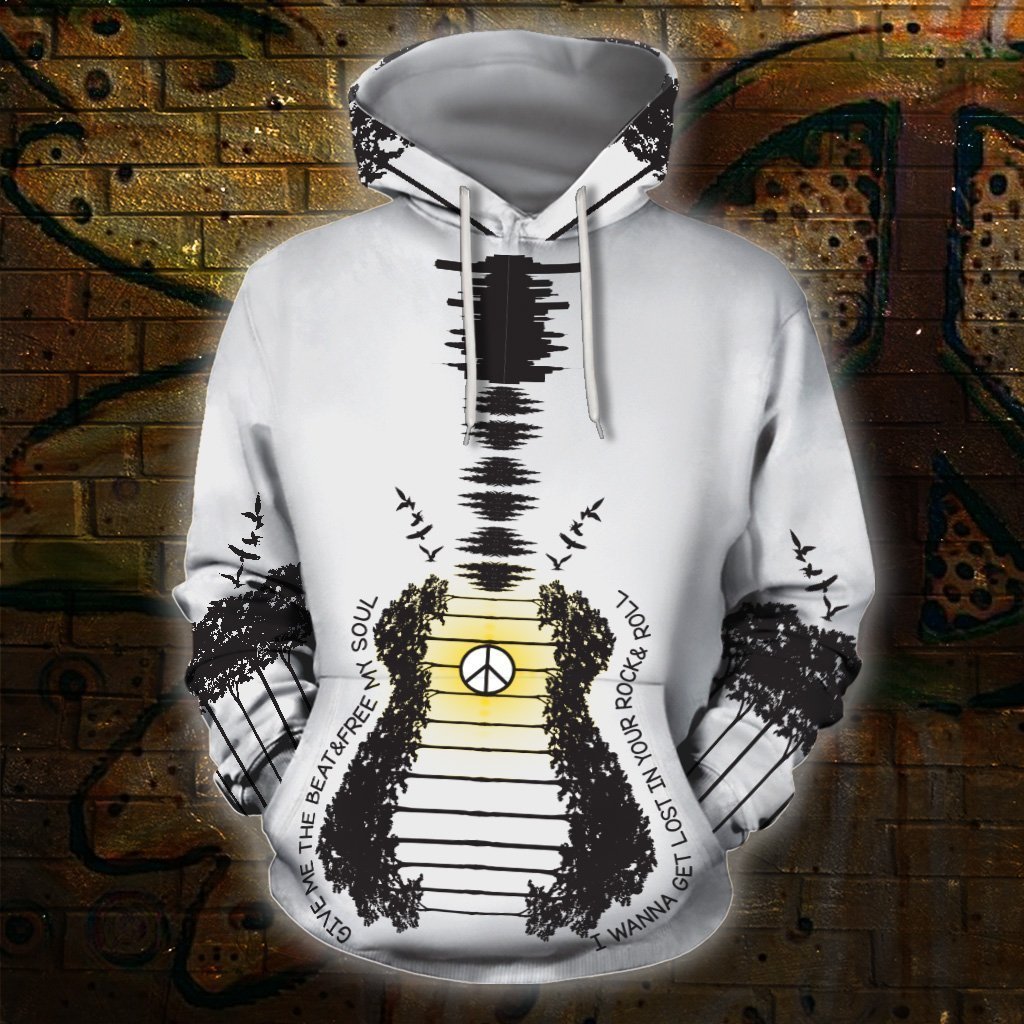 3D All Over Print Guitar Hoodie HG-Apparel-HG-Hoodie-S-Vibe Cosy™