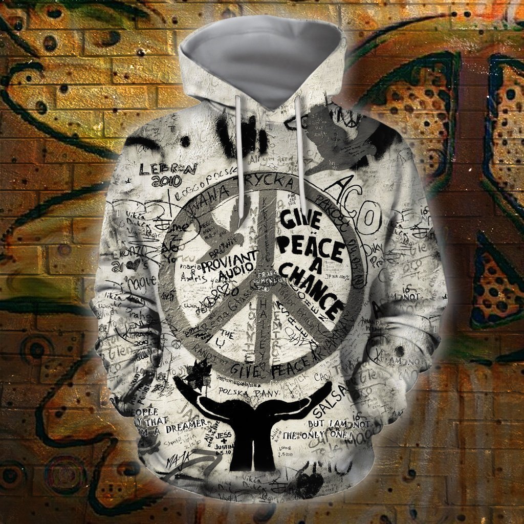 3D All Over Print American Hippie Hoodie PL-Apparel-PL8386-Hoodie-S-Vibe Cosy™